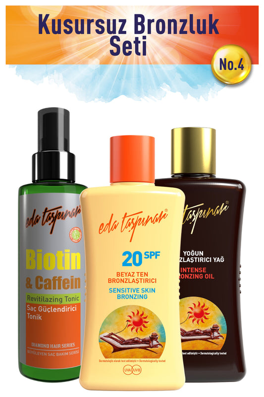 Perfect Tan Set no.4 Spf0+WhiteT+Biotin (EGX03-EGX19-EGX77)