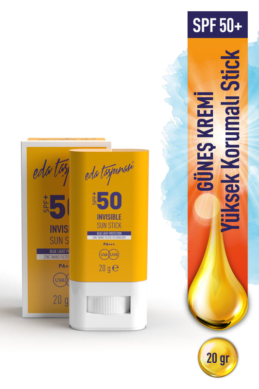 Invisible Sunscreen Stick SPF 50+ – High Protection & Suitable for Sensitive Skin