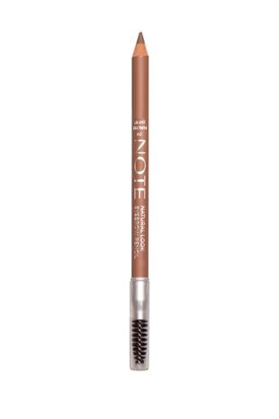 Note Natural Look Eyebrow Pencil 02 Light Brown - Brown