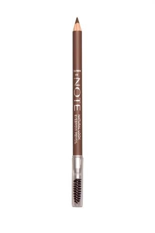 Note Natural Look Eyebrow Pencil 03 Brown - Brown