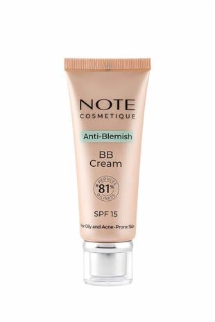 Note Anti-Blemish BB Cream 02 Light Cream SPF 15 Akneye Yatkın Ciltler BB Krem