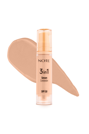 3-in-1 Serum Concealer 20 Medium Beige SPF 50 Moisturizing and Brightening Under-Eye Concealer