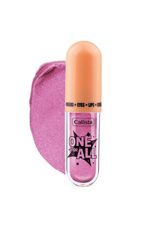 Callista One For All 07 Pretty Violet Eyes & Lips & Cheeks Liquid Eyeshadow