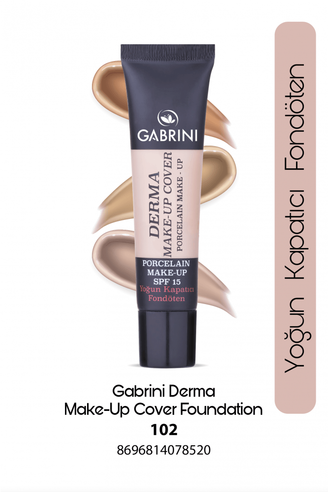 GABRINI DERMA MAKE-UP COVER FOUNDATION 102